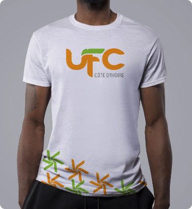 Tee-shirt Blanc UFC